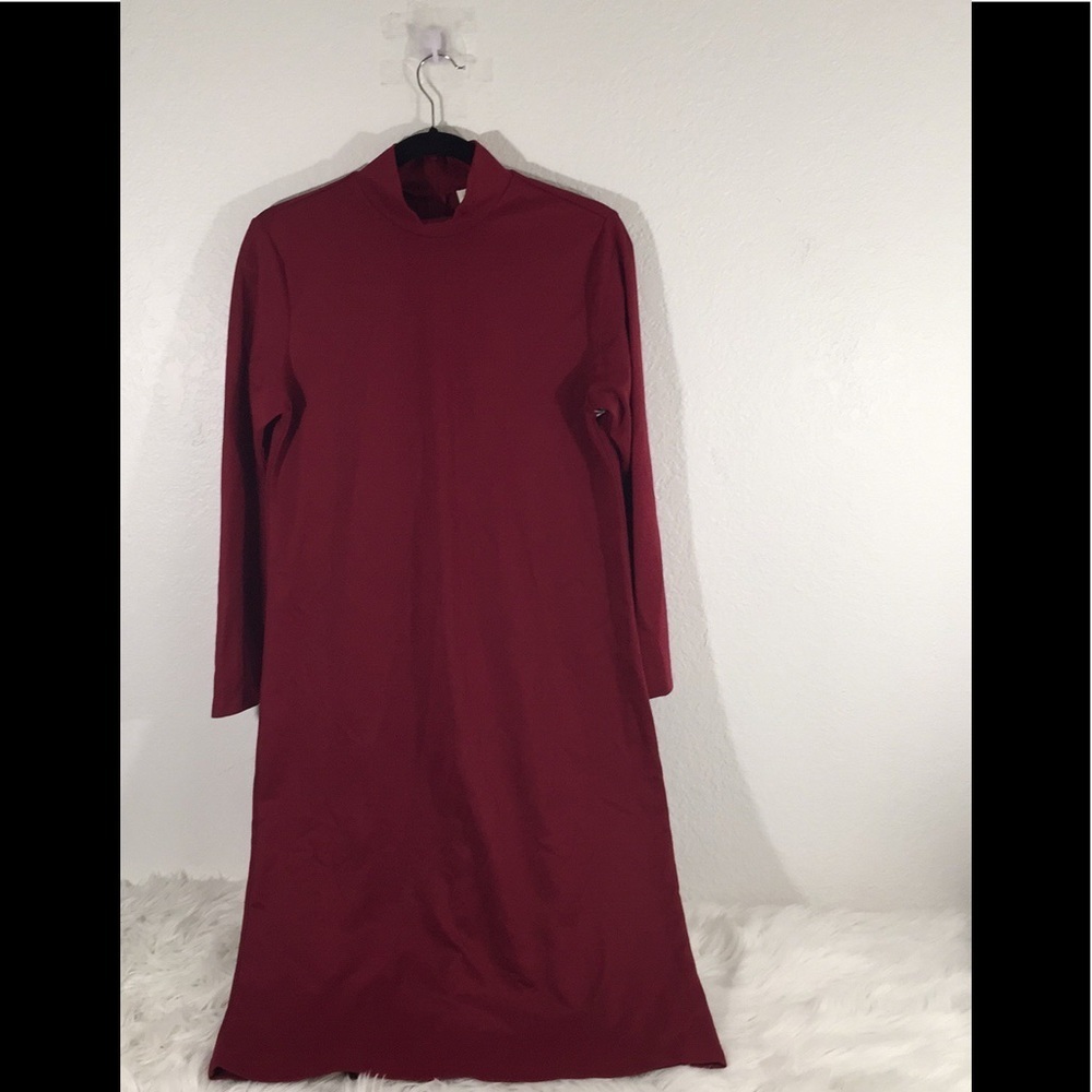 Appleseed’s Petite Red Cherry Dress Long Sleeves